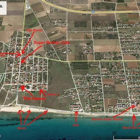 Summer House 150m From The For 5 Persons. בית נופש